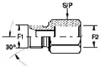 Hydraulischer BSP-Adapter